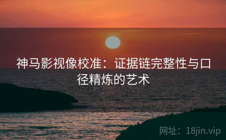 神马影视像校准:证据链完整性与口径精炼的艺术 神马影视像校准:证据链完整性与口径精炼的艺术